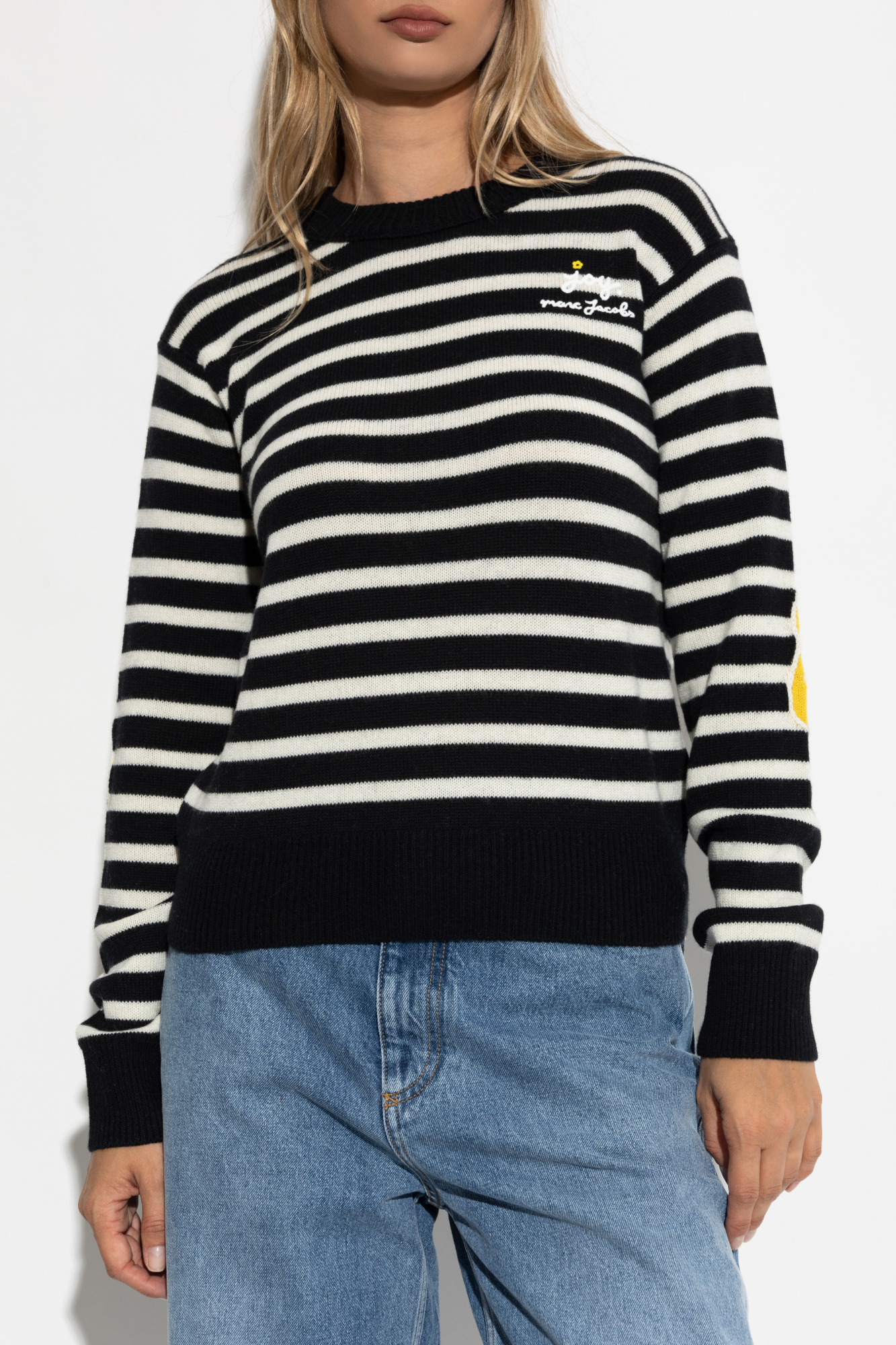 MARC JACOBS 大文字ロゴセーター Mサイズ Black Sweater with logo Marc Jacobs - Vitkac Italy
